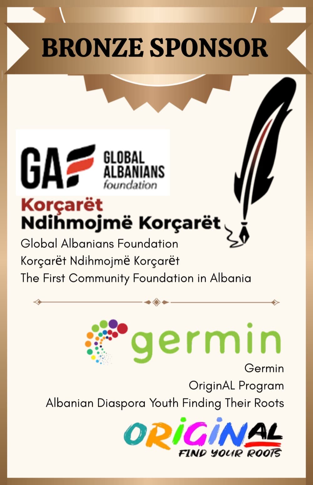 Global Albanians Foundation and Germin